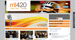 Desktop Screenshot of la1420.com.ar